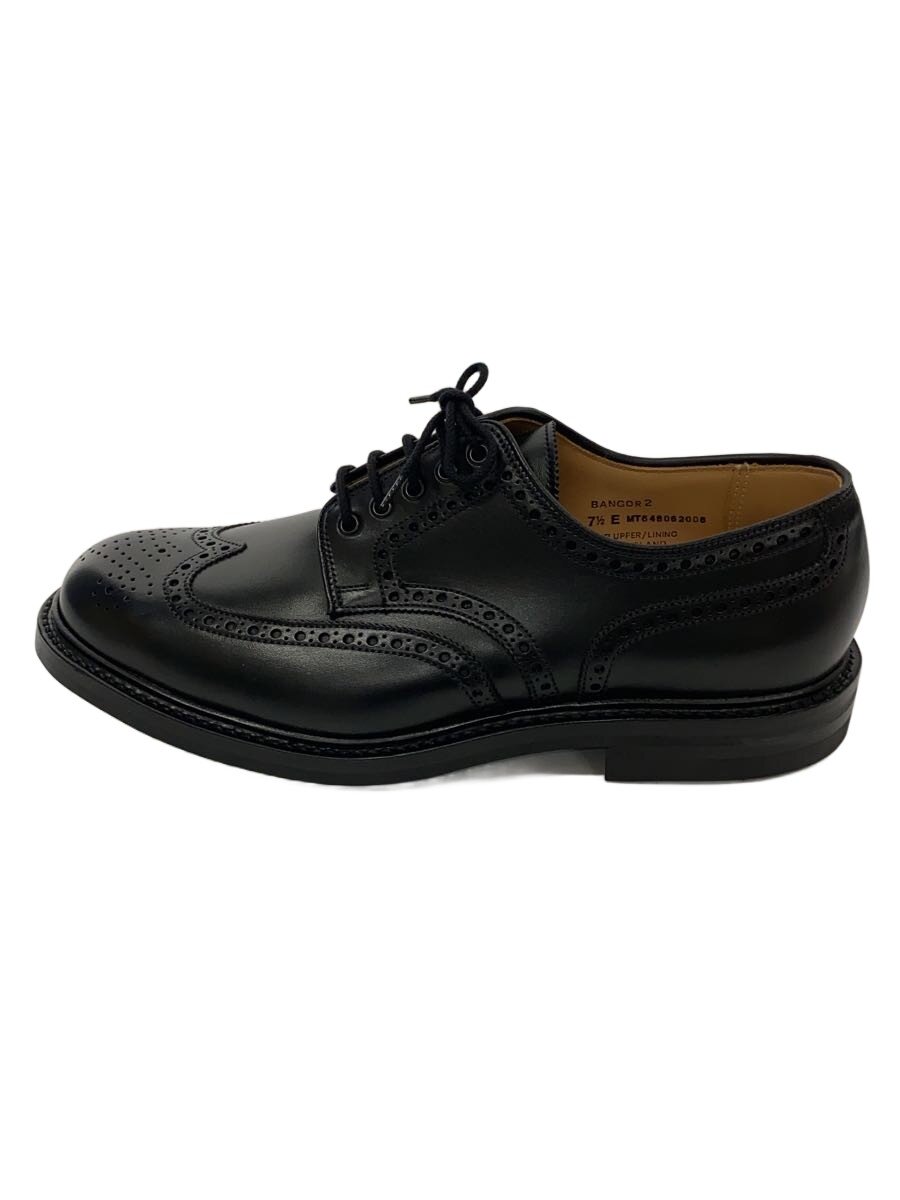 【中古】CROCKETT\u0026JONES◆お召しものシューズ/UK7.5/BLK/なめし革/MT648062006//【シューズ】