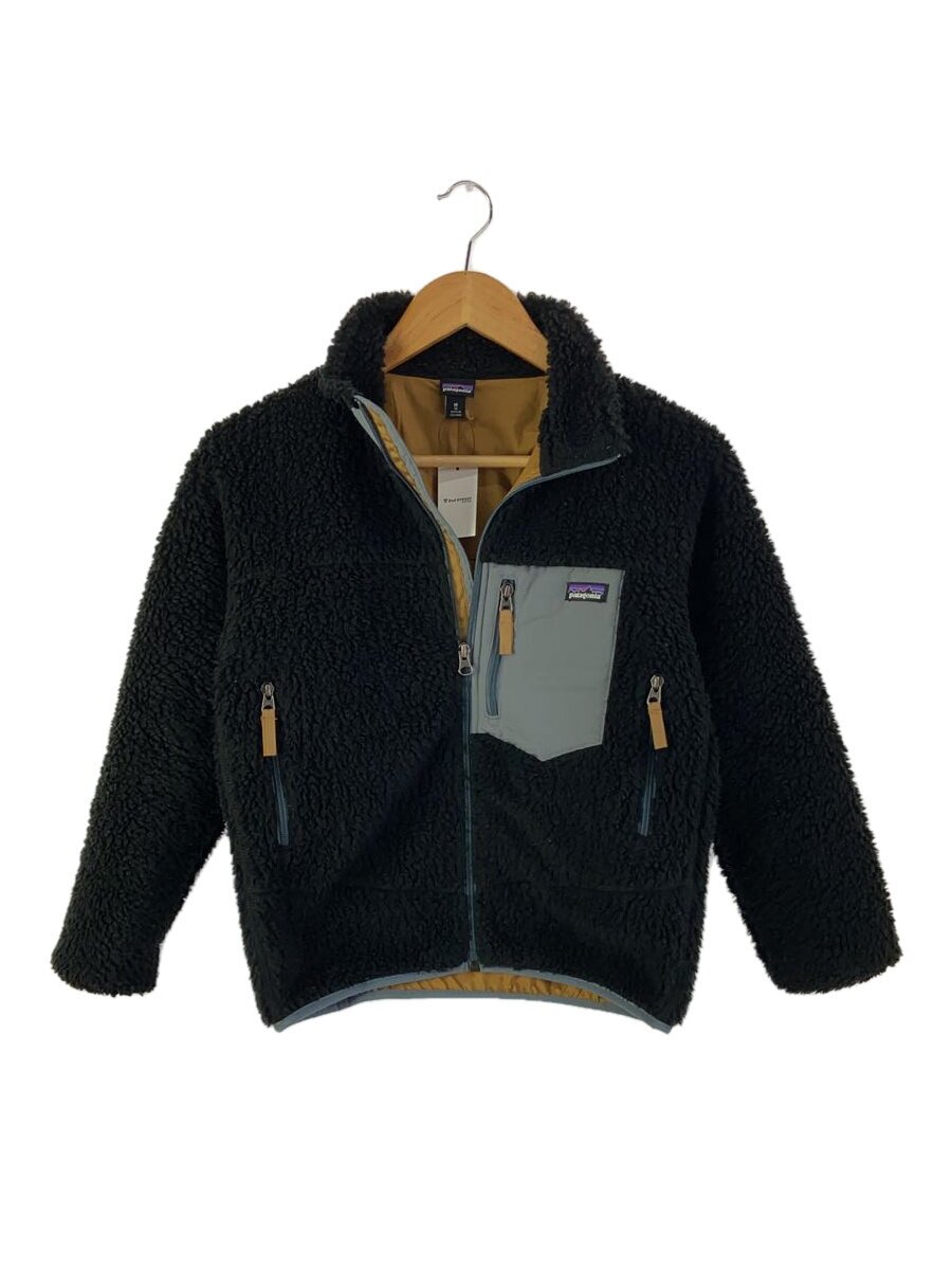 【中古】patagonia◆Kids Classic Retro X Jacket/上衣/M/ポリエステル/BLK/65625FA22【キッズ】