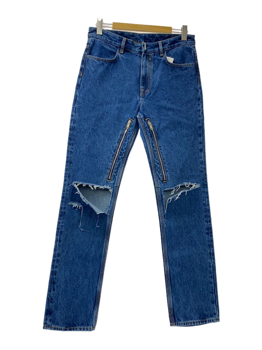 【中古】GIVENCHY◆23SS/マシュー期/STRAIGHT FIT/不都合+ジップデザイン/30/IDG【メンズウェア】