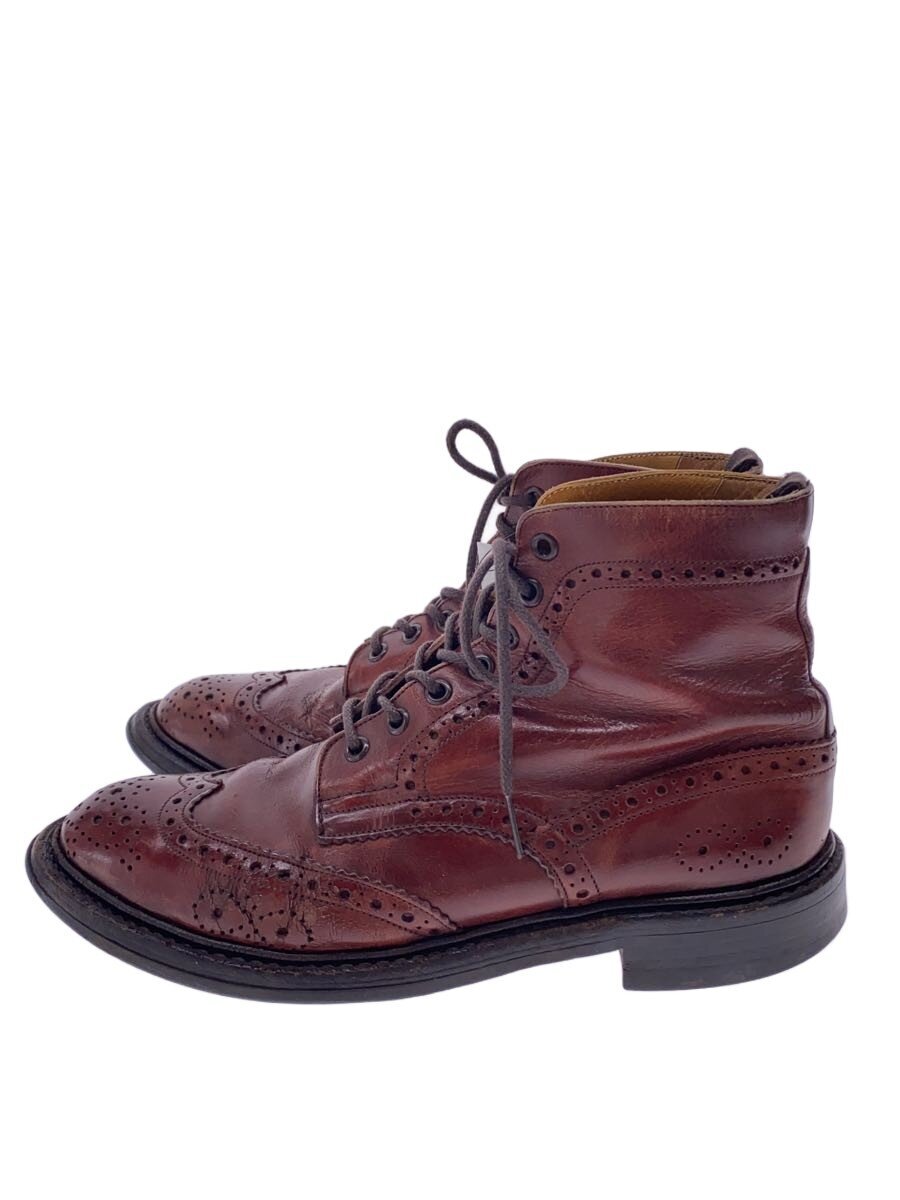 【中古】Tricker’s◆レースアップブーツ/--/BRW/なめし革/867212//【シューズ】