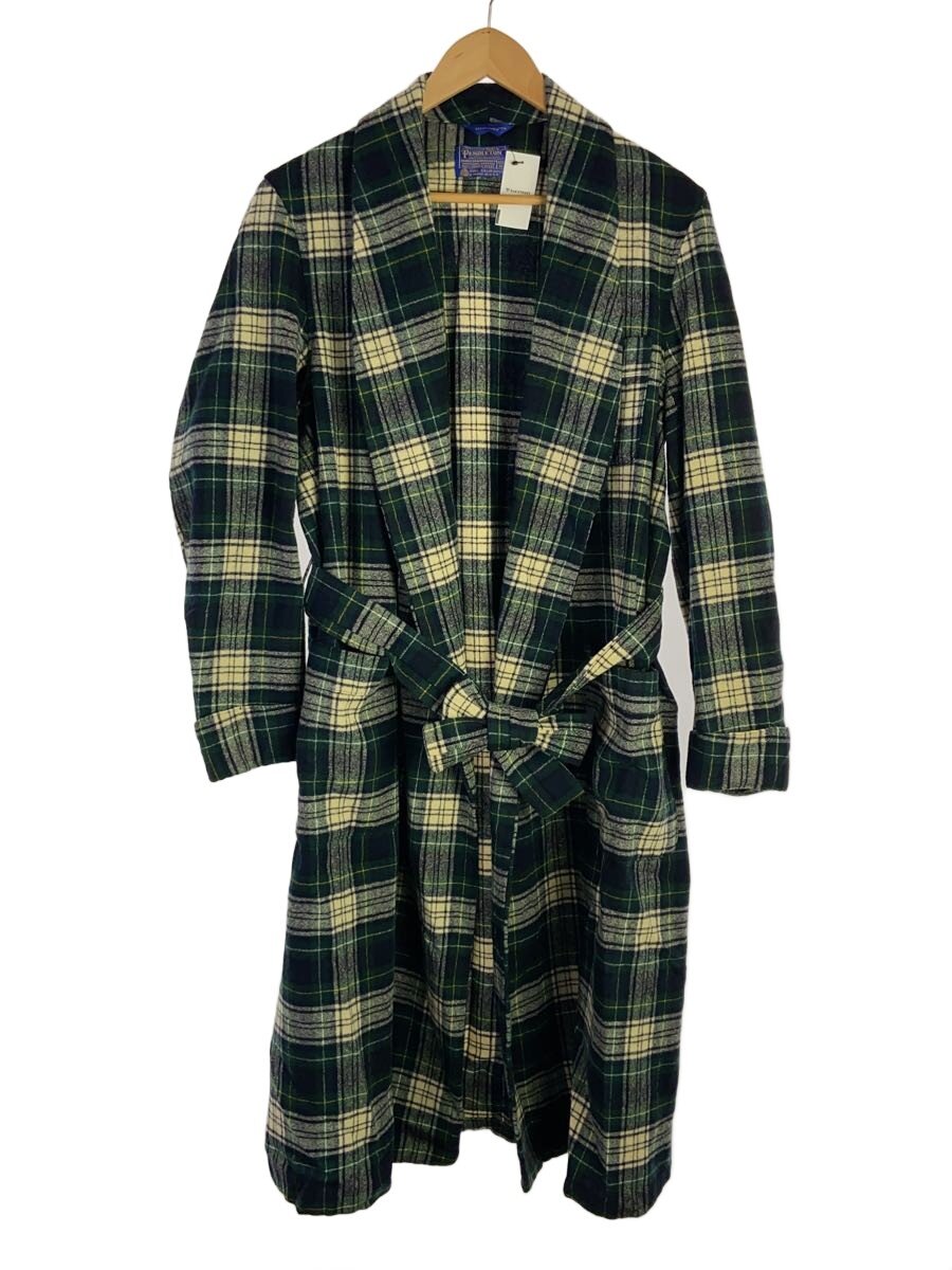 【中古】PENDLETON◆70s/チェックガウン/M/ウール/GRN/チェック【メンズウェア】｜2ｎｄ STREET 店 8,628円