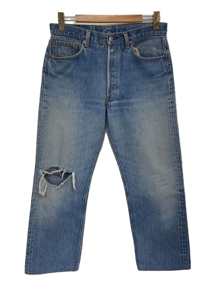 【中古】Levi’s◆80s/501/エルパソ/524目じるし/引っ切りないズボン下/35/ジーンズ/青味/ヴィンテージ【メンズウェア】