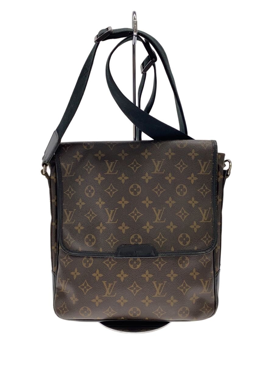 【中古】LOUIS VUITTON◆二階建てバスMM_モノグラム・マカサー/PVC/BRW//【御徒面子】