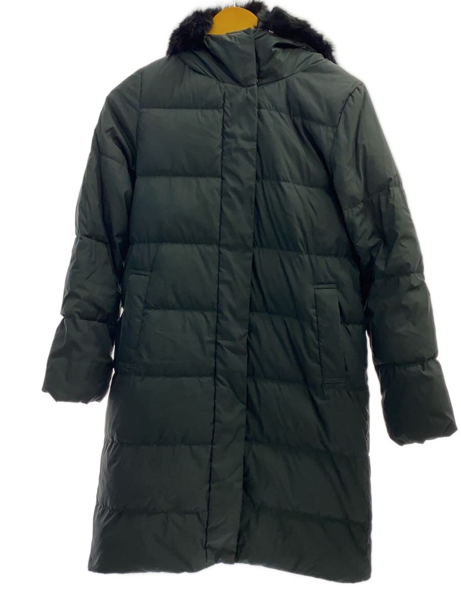 【中古】URBAN RESEARCH◆ロングダウンジャケット/36/ポリエステル/BLK/無地/UR87-27T006【レディース御召しもの】