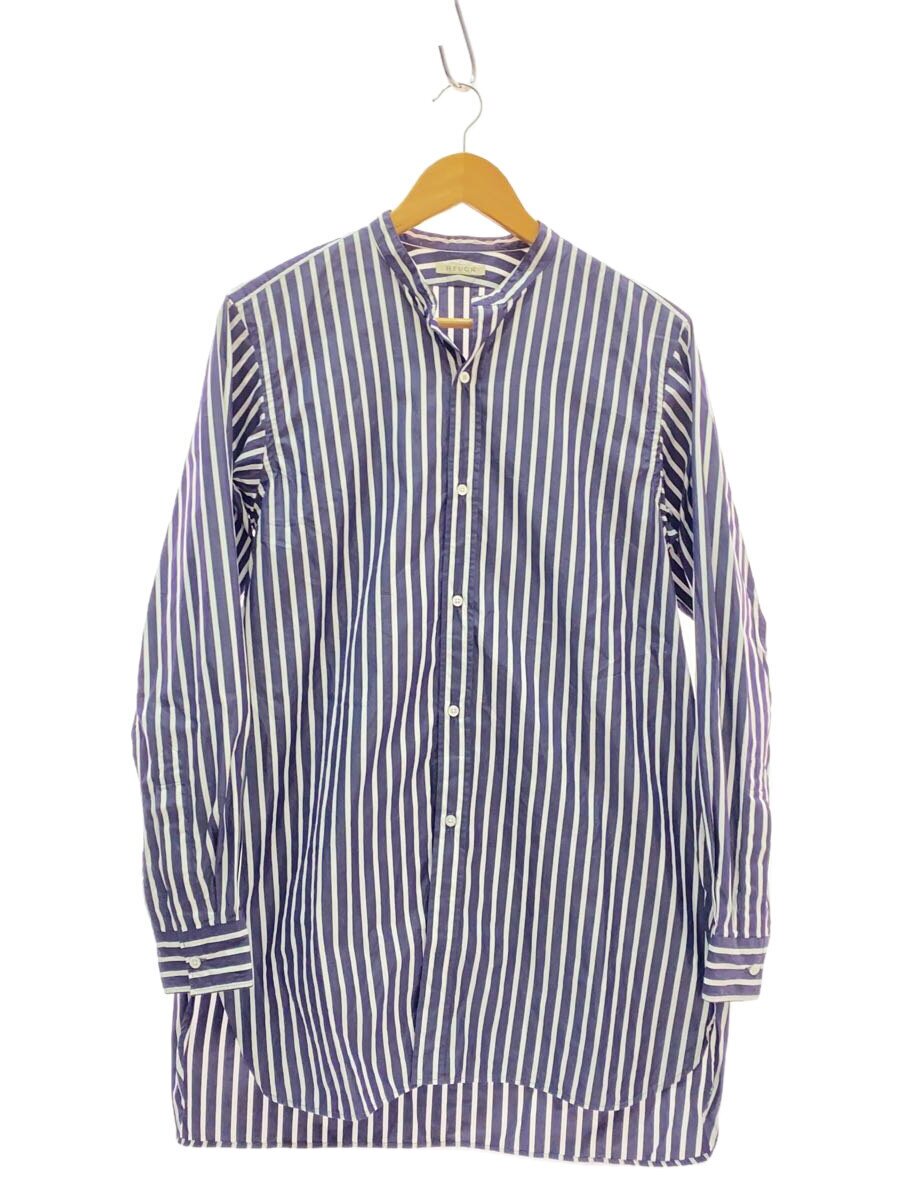 【中古】HEUGN◆長袖プルオーバー/2/綿織物/PUP/縞模様/SHIRT 054【メンズウェア】