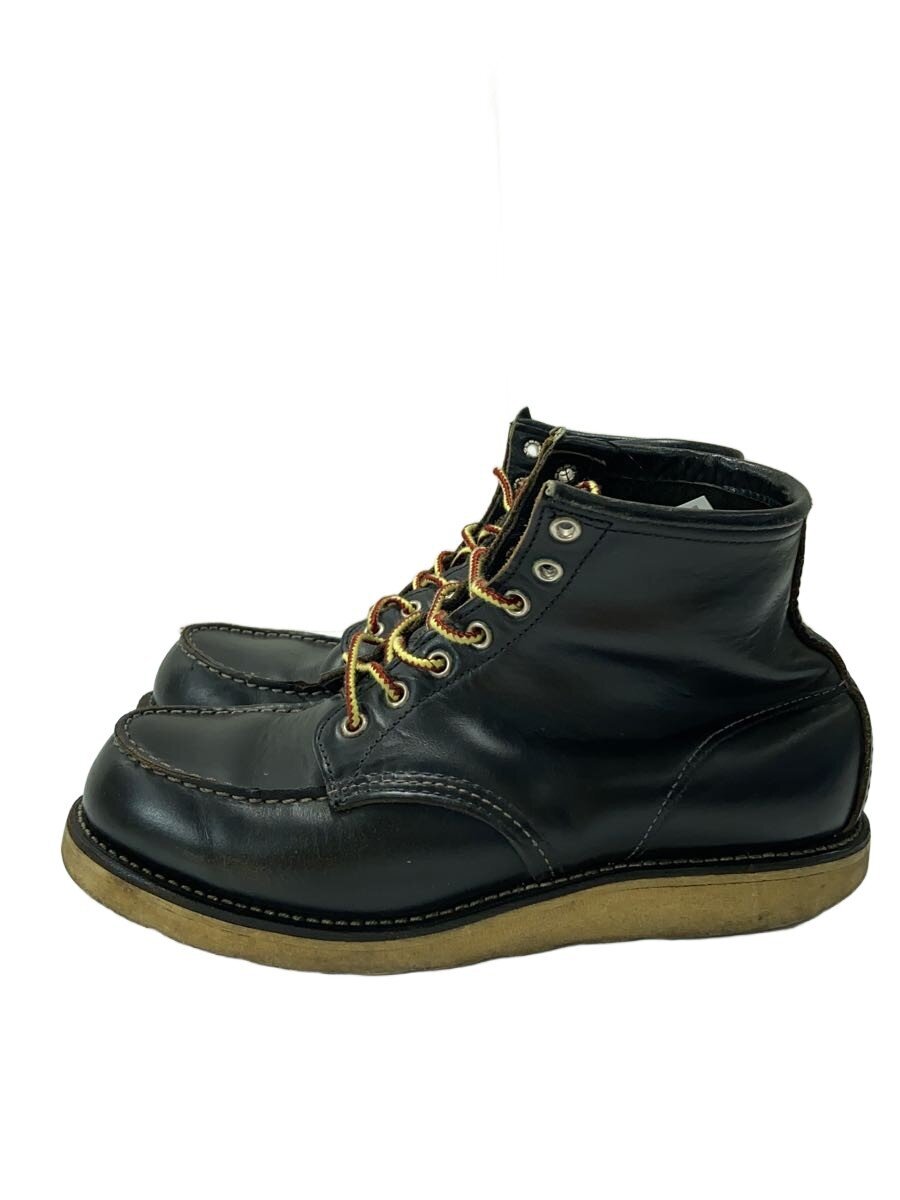 【中古】RED WING◆レースアップブーツ・6インチクラシックモックトゥ/US8/BLK//【シューズ】｜2ｎｄ STREET 店