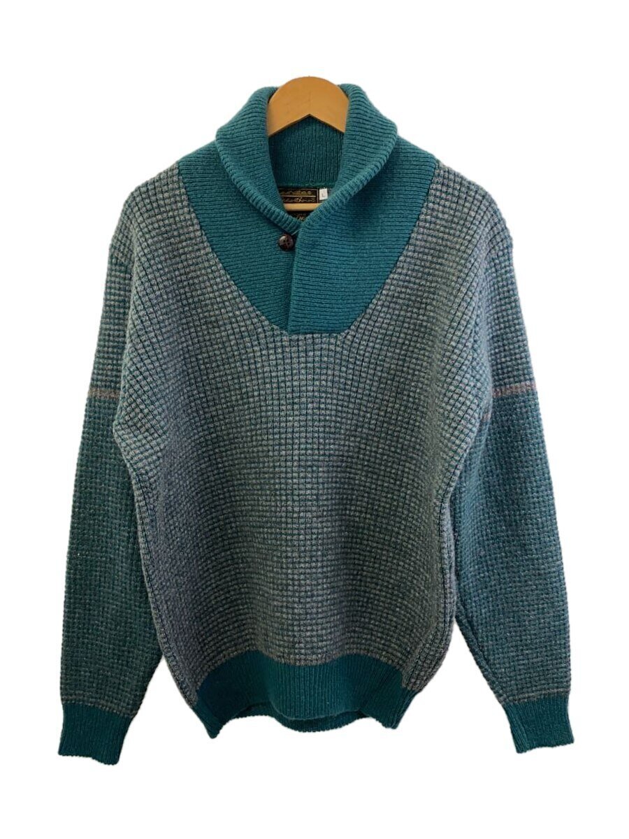 【中古】EDDIE BAUER◆ニット・セーター(厚手)/L/ウール/GRN【メンズウェア】|2nd STREET 店