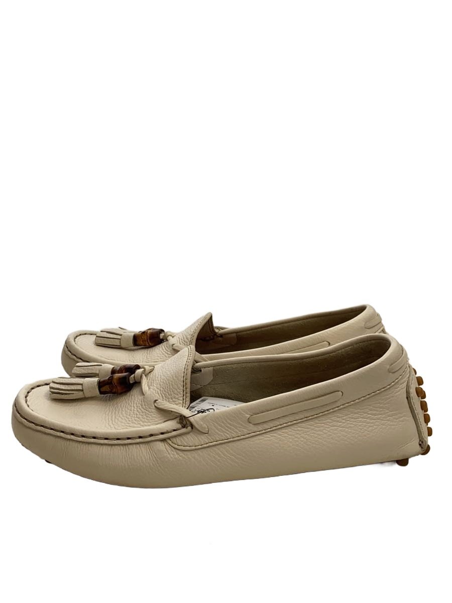 【中古】GUCCI◆置き目毛皮/34/WHT/370695【シューズ】