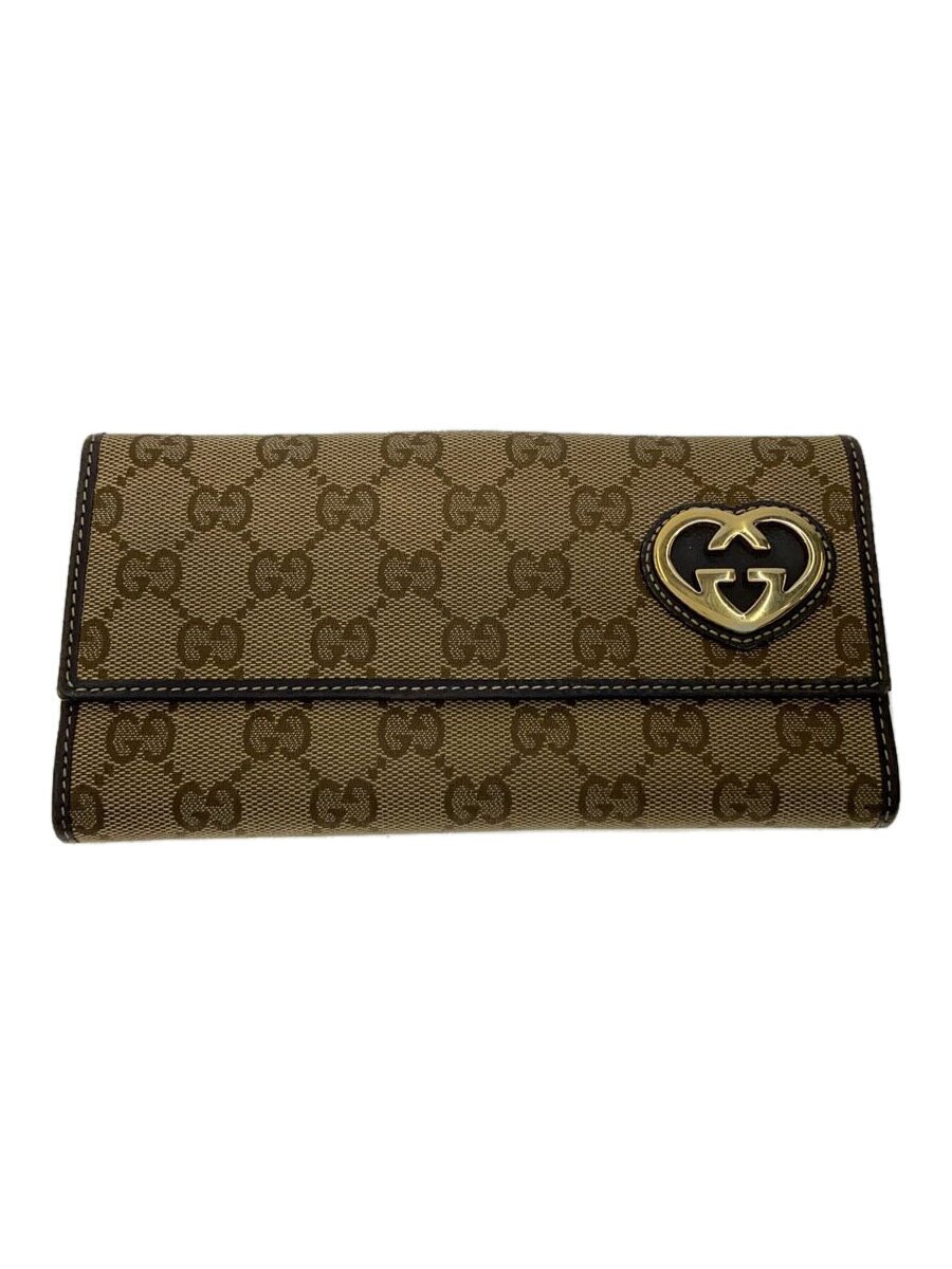【中古】GUCCI◆LOVELY GG帆布 長銭入れ/CML/総柄/レディース/245723【服飾雑貨他】
