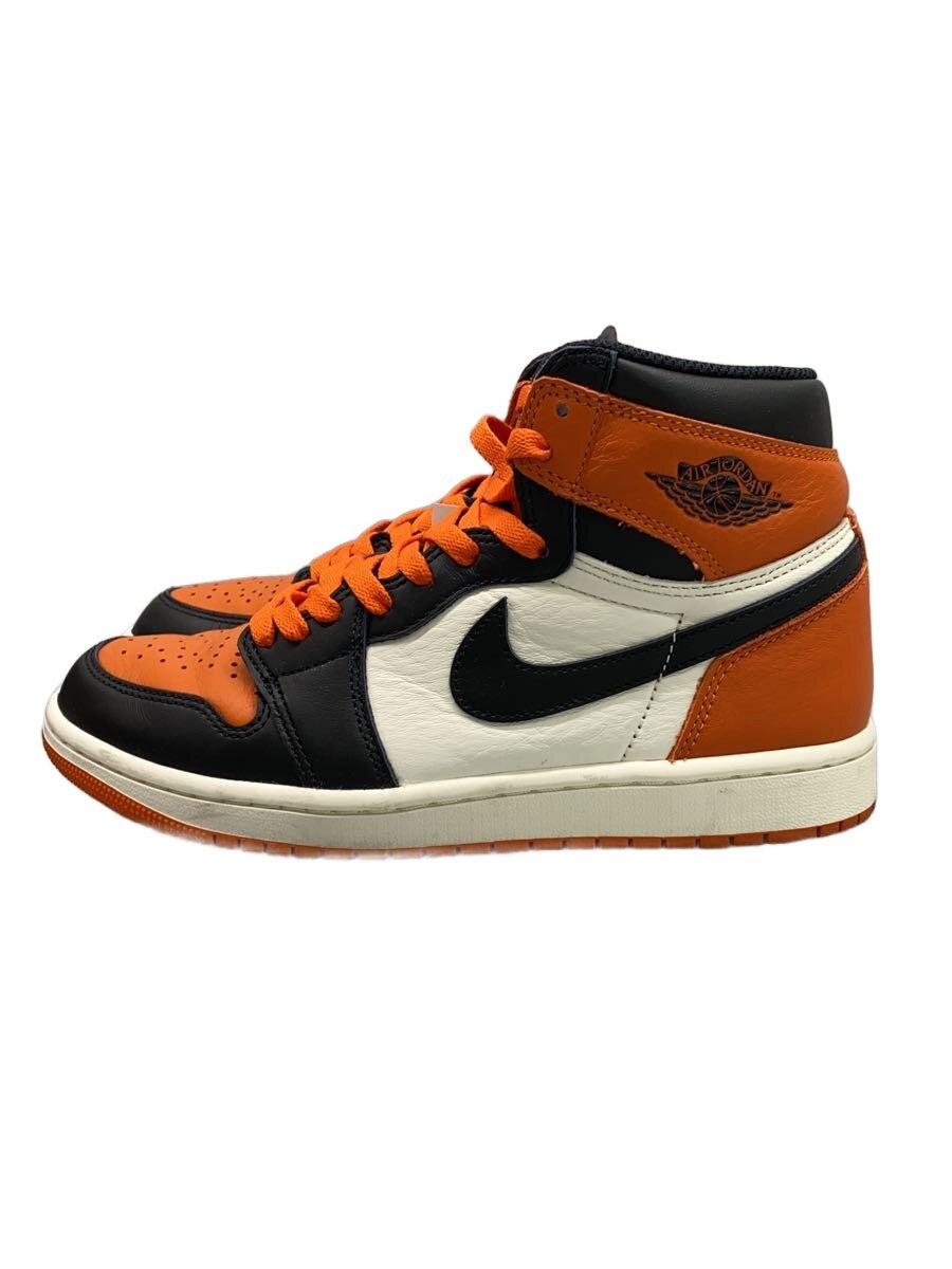 【中古】NIKE◆ローカットスニーカー/25糎/ORN/DZ5485-008/AIR JORDAN1 RETRO HIGH OG【シューズ】