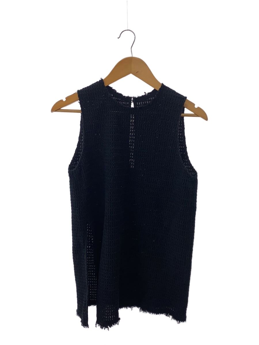 【中古】Plage◆ノースリーブカットソー/--/綿織物/黒いこと/無地/25-051-922-2020-3-0【レディースお召しもの】