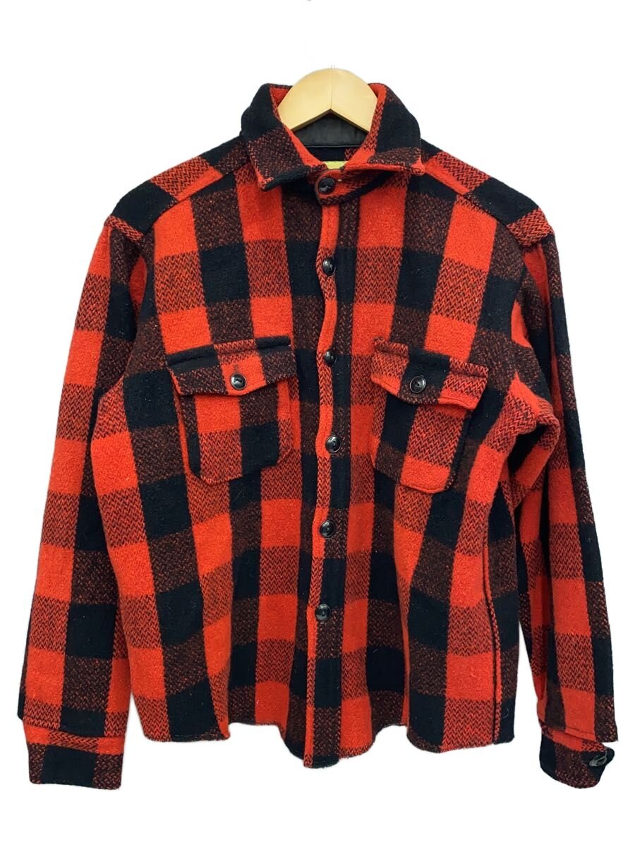【中古】MELTON OUTER-WEAR/ジャケット/--/ウール/RED/チェック【メンズウェア】|2nd STREET 店