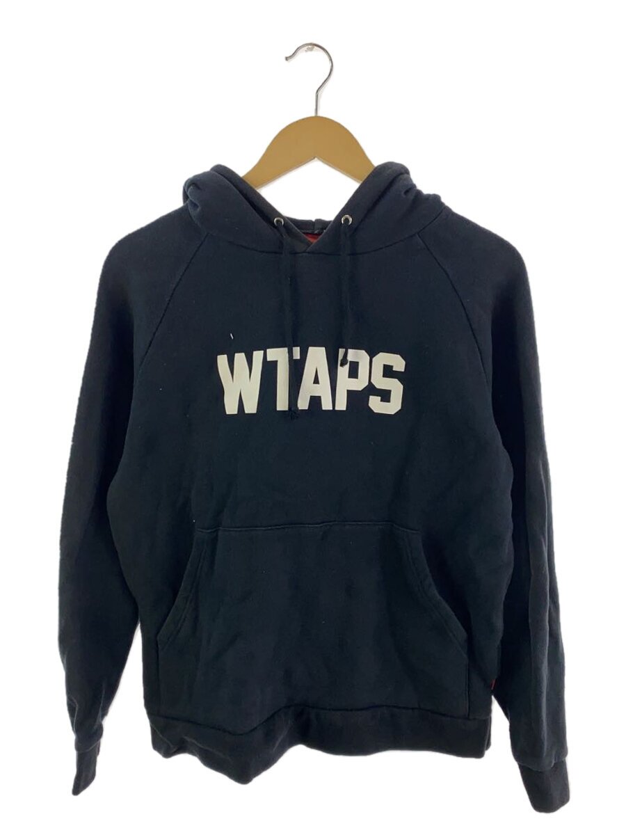 【中古】WTAPS◆パーカー/S/綿織物/BLK【メンズウェア】