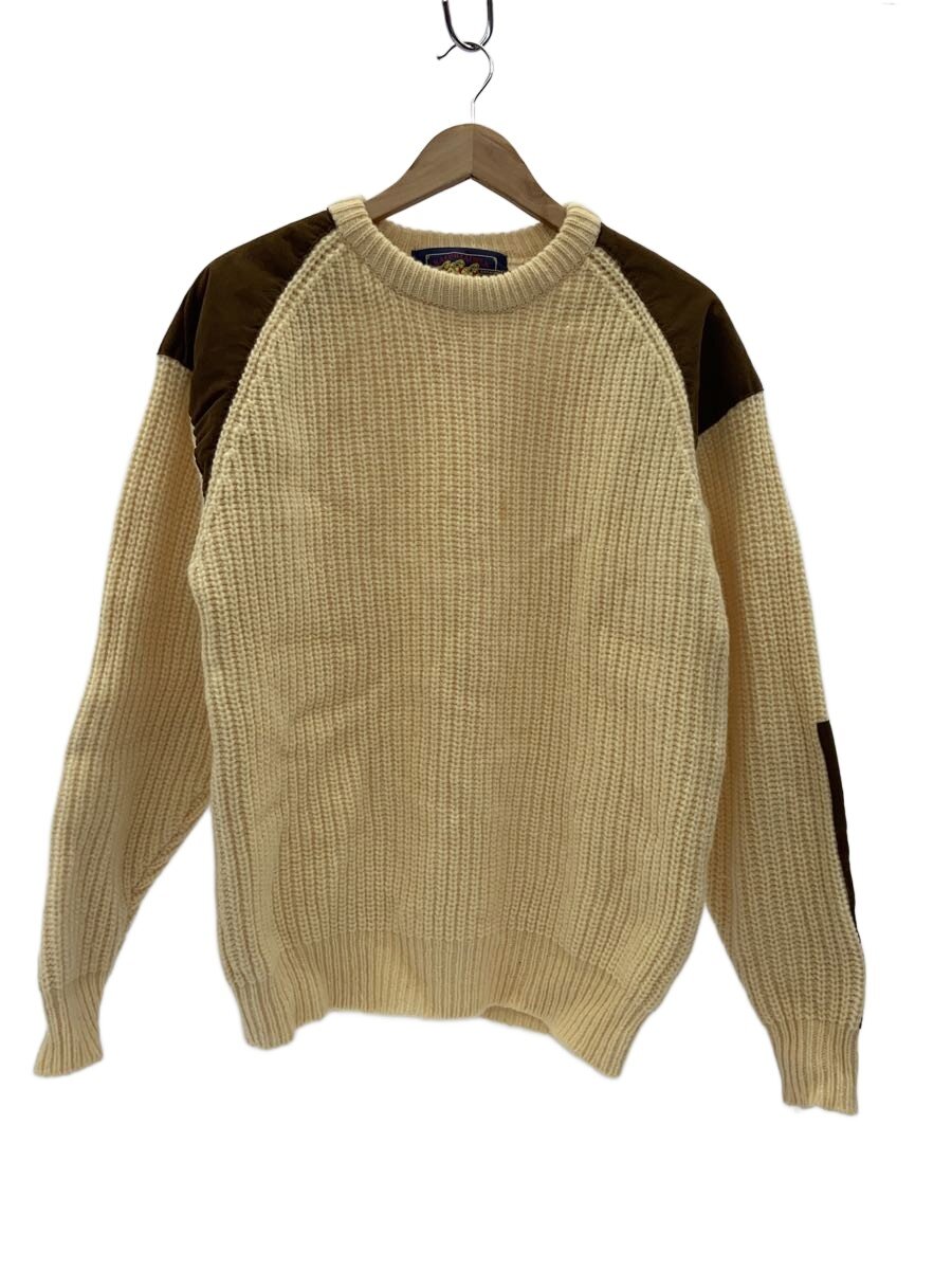【中古】CHAPS RALPH LAUREN◆80s/コマンドーニット/セーター(厚手)/L/ウール/BEG/1633-4739/汚れ有【メンズウェア】｜2ｎｄ STREET 店