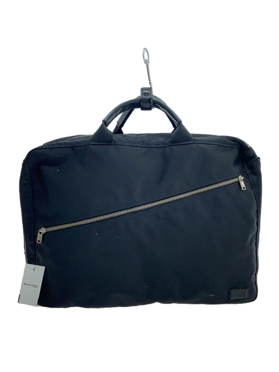 【中古】PORTER◆LIFT/3WAY BRIEFCASE/ブリーフ入れもの/ナイロン/BLK/822-07562【御徒面子】