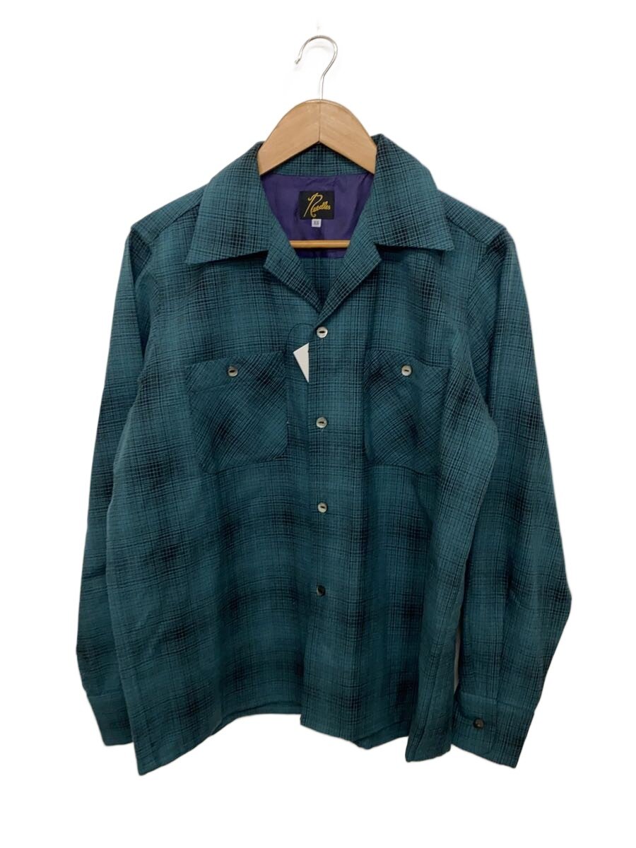 【中古】Needles◆長袖プルオーバー/XS/羊毛/GRN/RW163【メンズウェア】