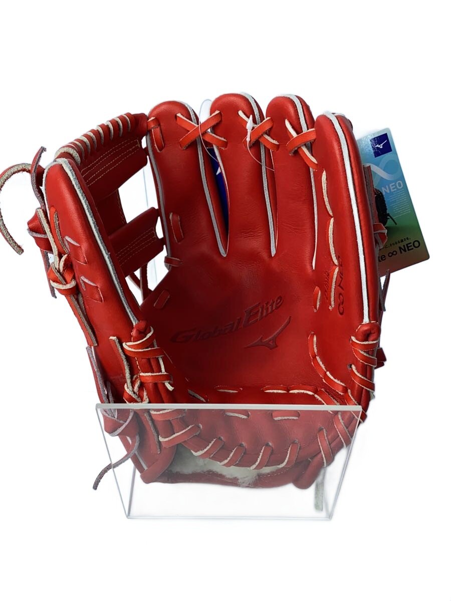 【中古】MIZUNO◆ベイスボール装置/右利き用/RED/1AJGH26303/世界的エリート/硬式/内野手手用//【運動競技】