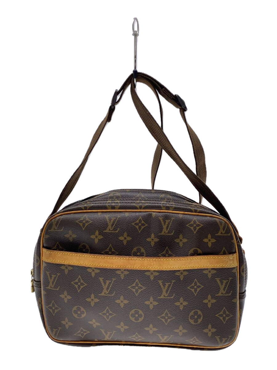 【中古】LOUIS VUITTON◆探訪者PM_モノグラム・帆布_BRW/PVC/BRW//【御徒面子】