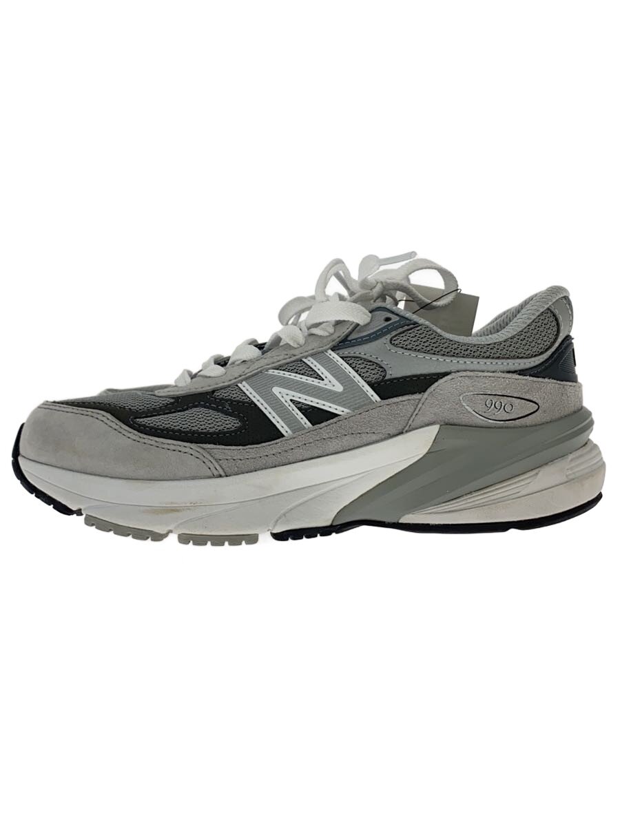 【中古】NEW BALANCE◆GC990/薄墨色/24糎/GRY【シューズ】