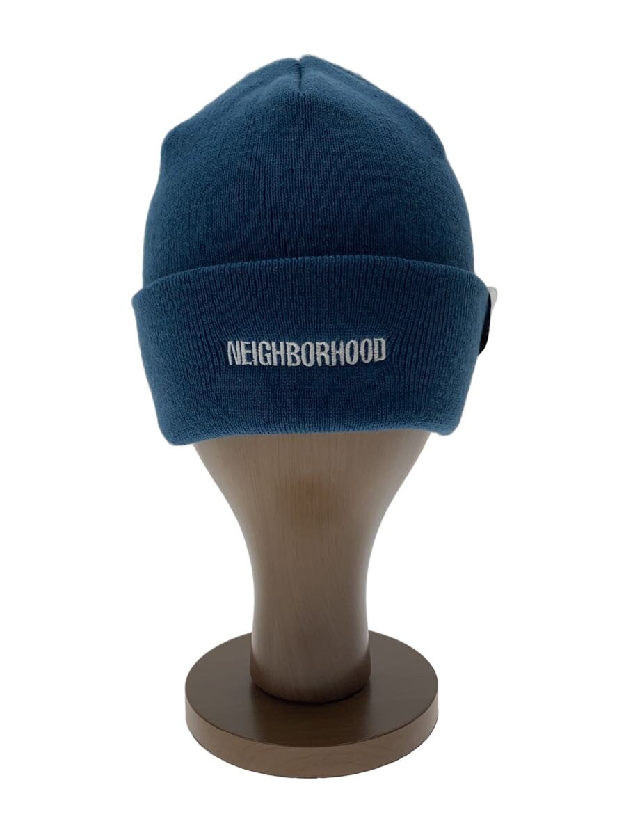 【中古】NEIGHBORHOOD◆編み物旗がしら/FREE/アクリル樹脂/青碧/メンズ/241ygnh-ht02s【服飾雑貨他】