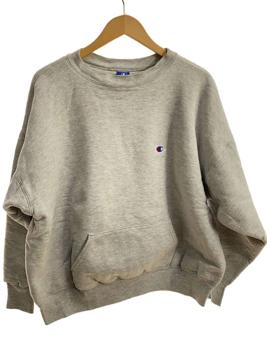 【中古】Champion◆汗水/XL/綿織物/GRY【メンズウェア】