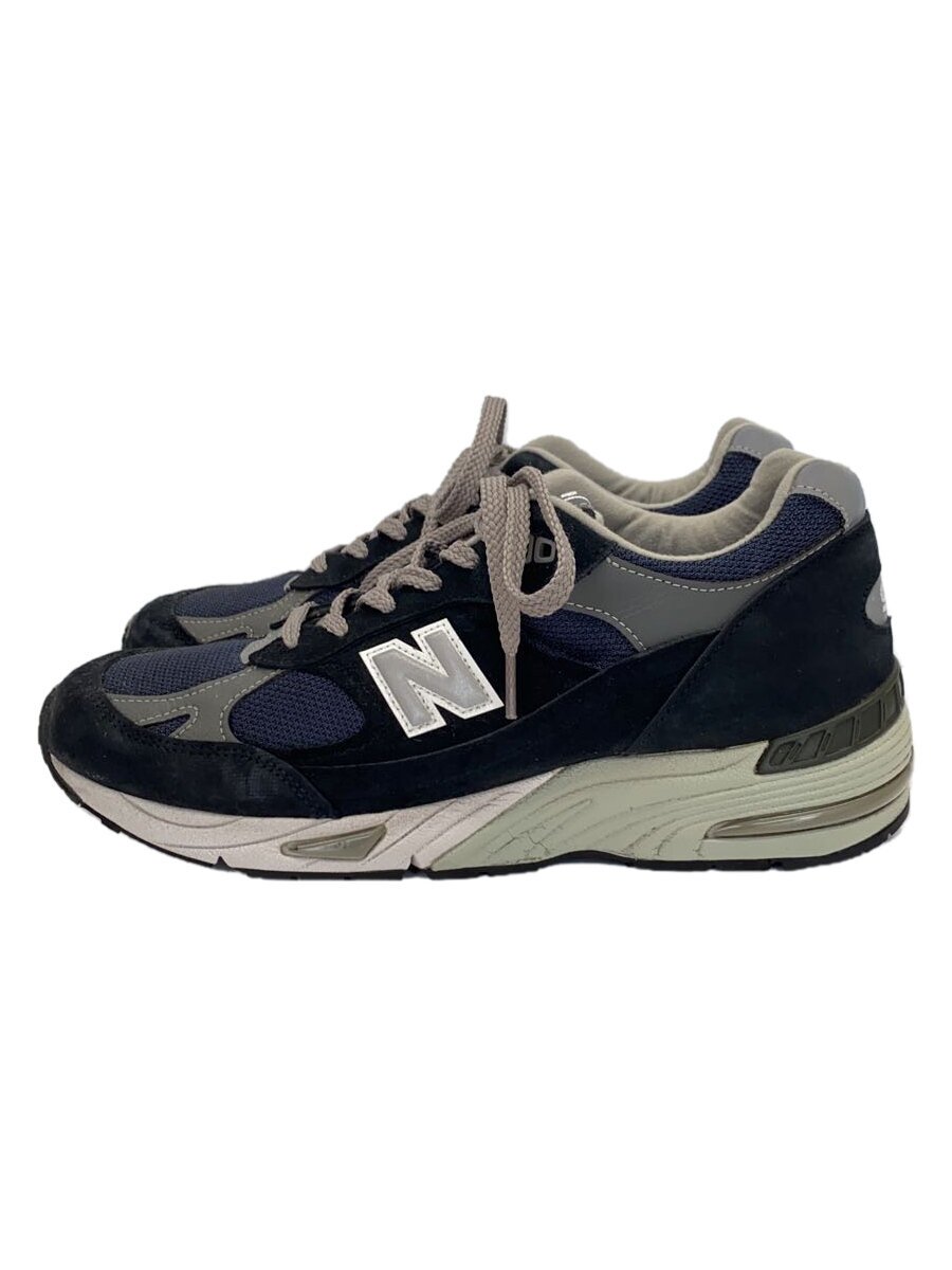 【中古】NEW BALANCE◆M991/米国海軍/Made インチ UK/UK8.5/NVY//【シューズ】
