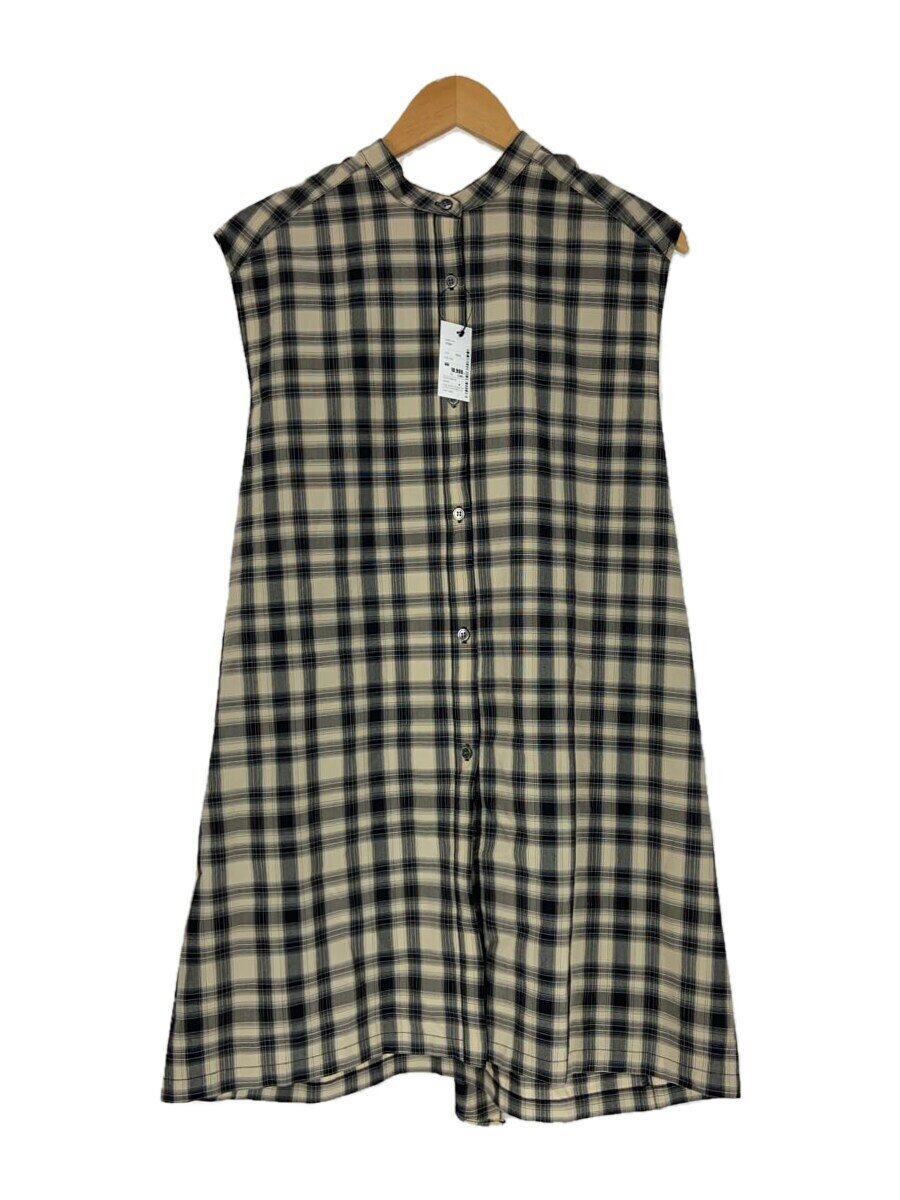 【中古】YENN◆LOIN CLOTH CHECK SH/ノースリーブプルオーバー/FREE/綿織物/BEG/読み合わせる/Y252-12050【レディースお召しもの】