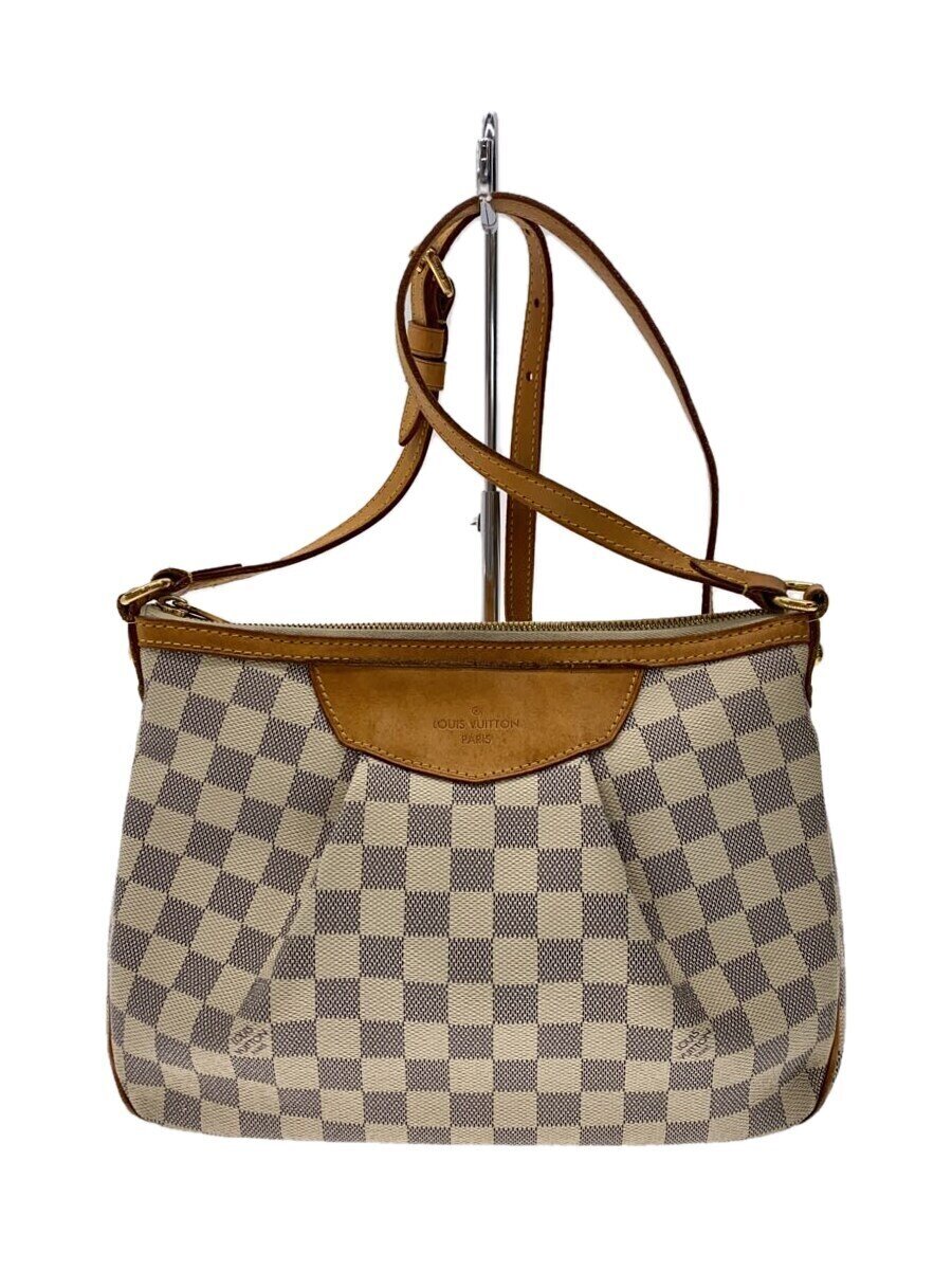 【中古】LOUIS VUITTON◆シラクーサPM_ダミエ・アズール_WHT/PVC/WHT/総柄【バッグ】｜2ｎｄ STREET 店