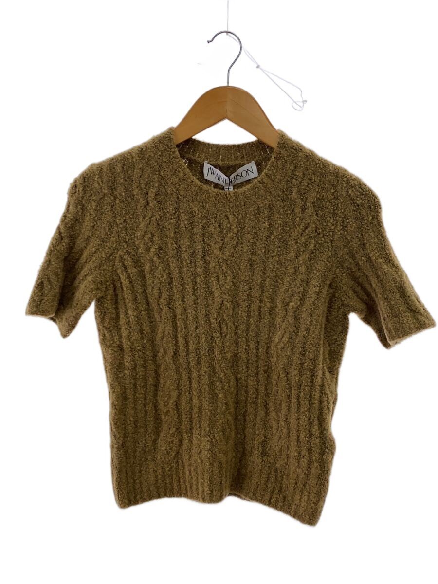 【中古】JW ANDERSON(J.W.ANDERSON)◆CABLE KNIT JUMPER/編み物・プルオーバー(朦々たる)/S/アクリル樹脂/CML/KN1254【レディース御召しもの】