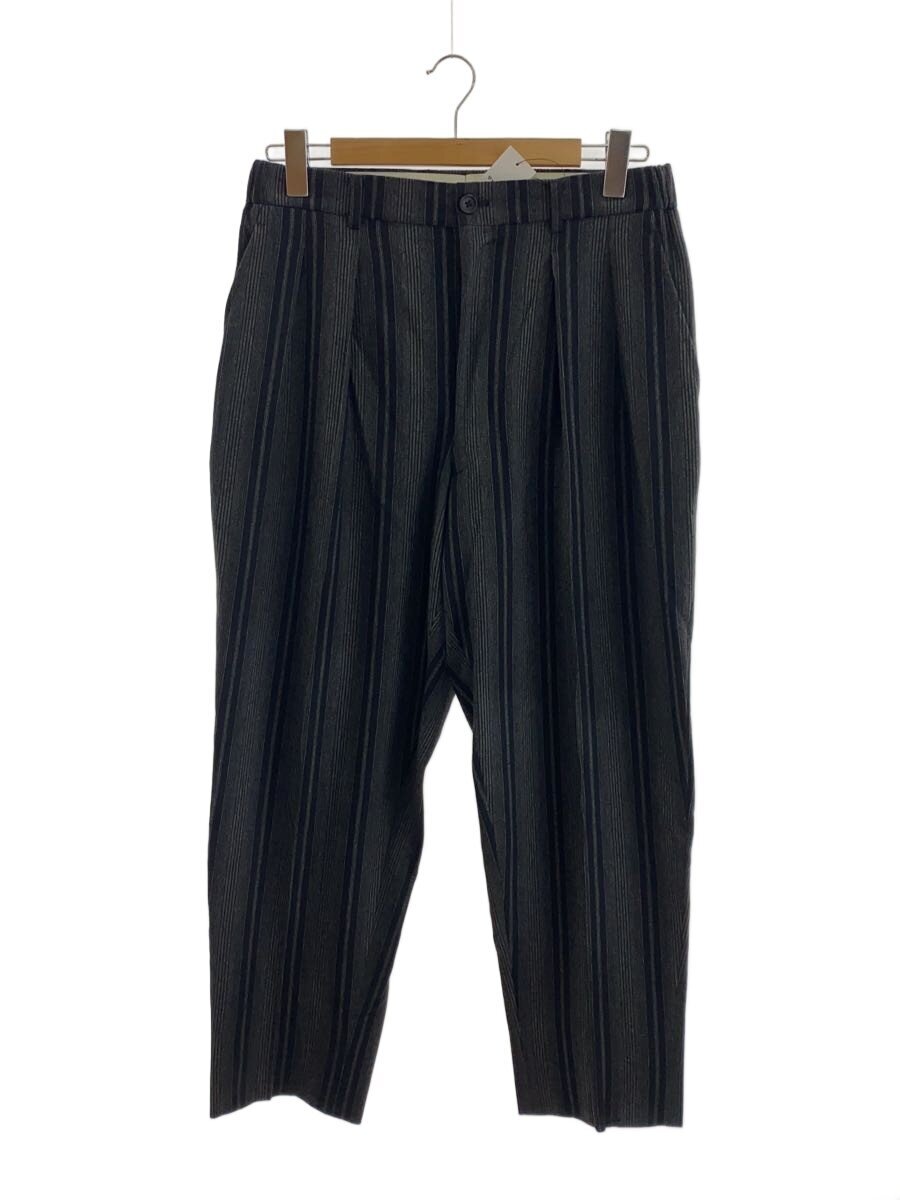 【中古】RAINMAKER KYOTO◆ボトム/5/ポリエステル/GRY/ストライプ/RM242-027/24AW【メンズウェア】｜2ｎｄ STREET 店