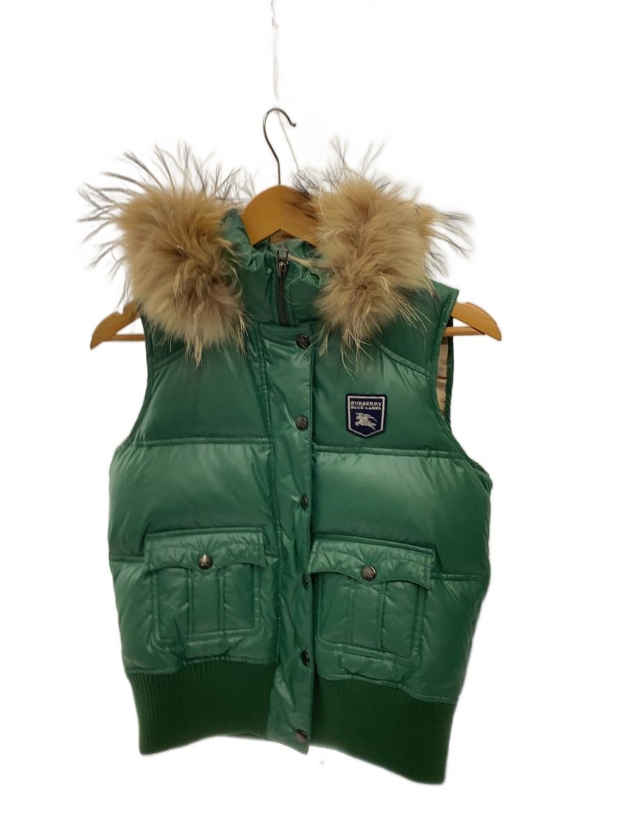 【中古】BURBERRY BLUE LABEL◆首回り汚れ有/前立て汚れ有/フーデットダウンベスト/38//FYF02-592-60//【レディースウェア】｜2ｎｄ STREET 店