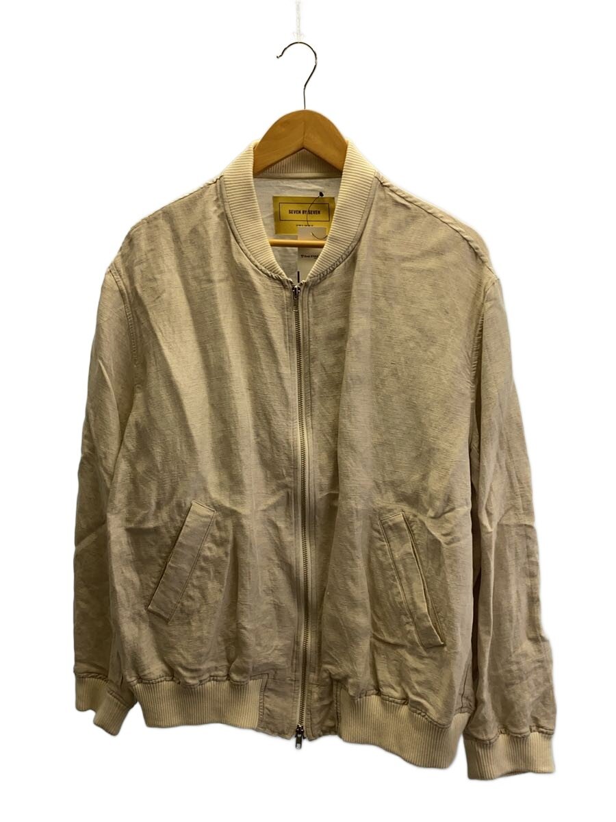 【中古】SEVEN BY SEVEN◆リネンブルゾン/S/リネン/ベージュ/800-2125010【メンズウェア】｜2ｎｄ STREET 店 13,330円