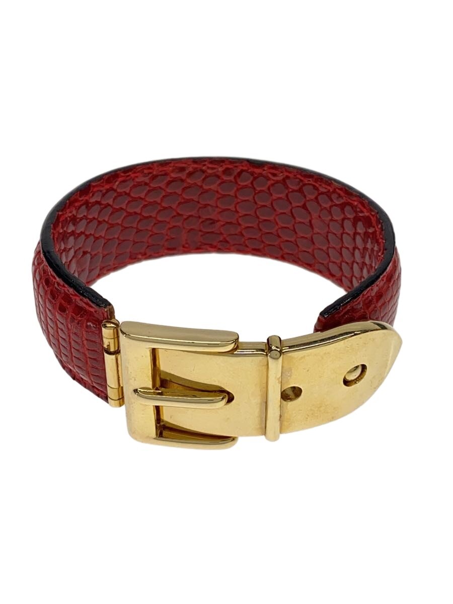 【中古】GUCCI◆バングル/--/RED/レディース【服飾雑貨他】