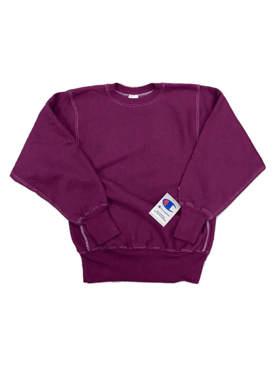 【中古】Champion◆90S/デッド棚卸し資産/メキシコ合衆国製/目皆無/汗水/M/綿織物/PUP/無地/マルーン【メンズウェア】