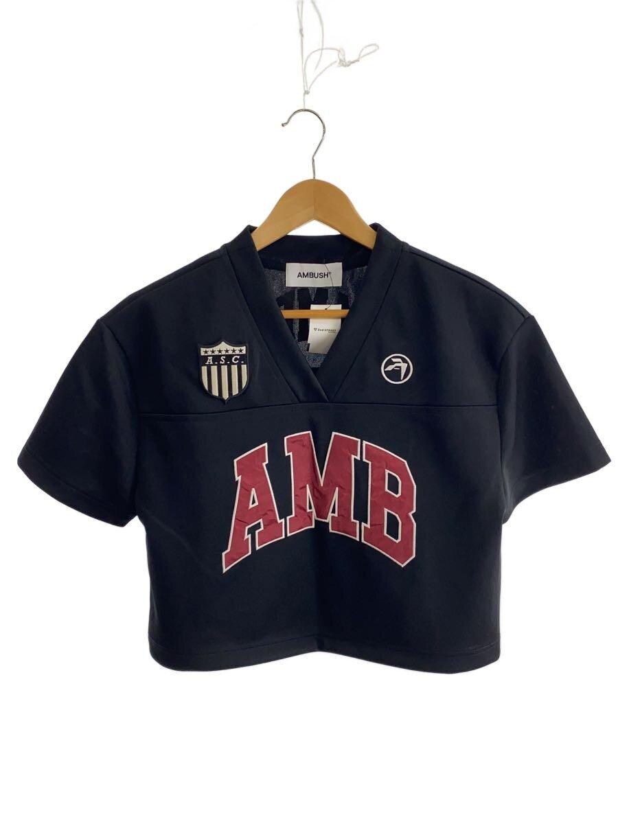 【中古】AMBUSH◆12115465/プルオーバー/S/ポリエステル/黒いこと/アンブッシュ【レディースお召しもの】