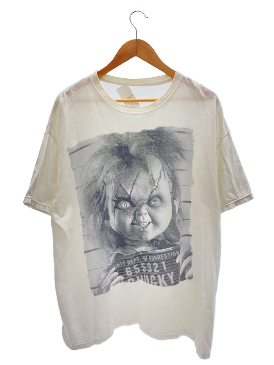 【中古】プルオーバー/--/--/WHT/刷り上げる//【メンズウェア】