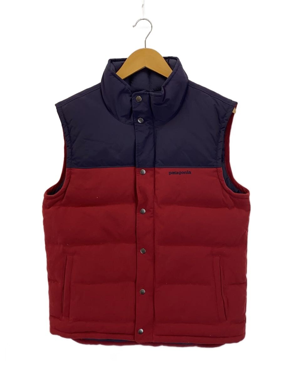 【中古】patagonia◆ダウンベスト/M/ポリエステル/RED/無地/27585FA13【メンズウェア】|2nd STREET 店