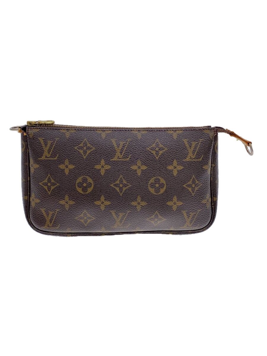 【中古】LOUIS VUITTON◆1)ポシェット・アクセソワール_モノグラム・キャンバス_BRW/M51980/PVC/BRW【バッグ】｜2ｎｄ STREET 店