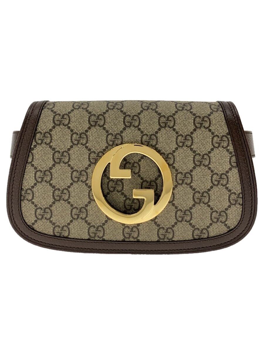 【中古】GUCCI◆ショルダーバッグ/--/BEG/総柄/703807【御徒面子】