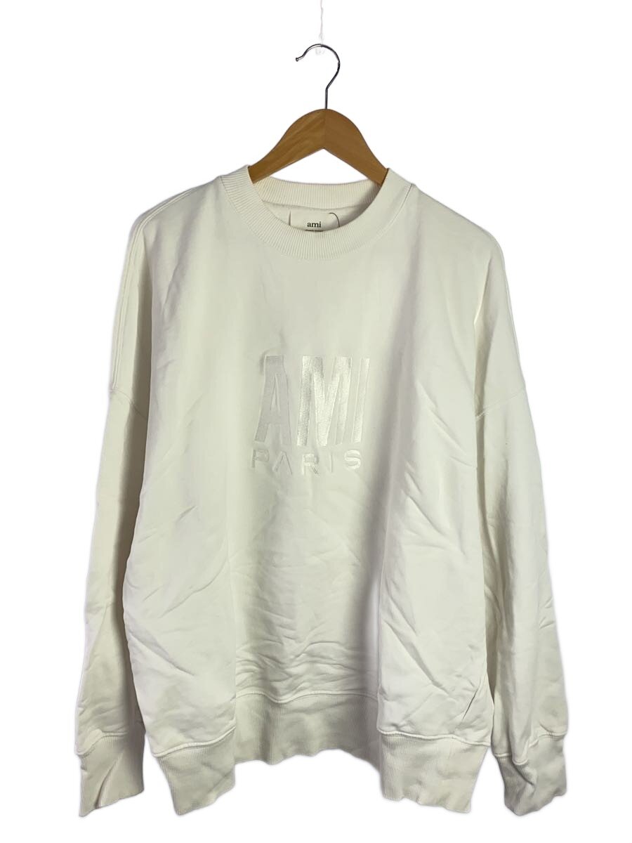 【中古】ami alexandre mattiussi◆汗水/XL/綿織物/WHT/無地/E22USW003.731【メンズウェア】