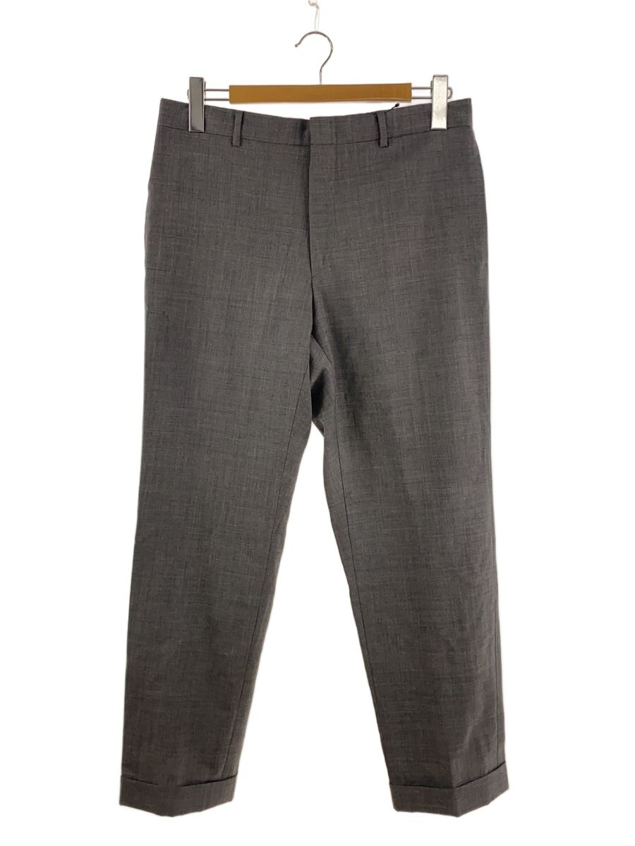 【中古】Dior HOMME◆04ss/strip期/エディ期/スラックスズボン下/50/羊毛/GRY【メンズウェア】