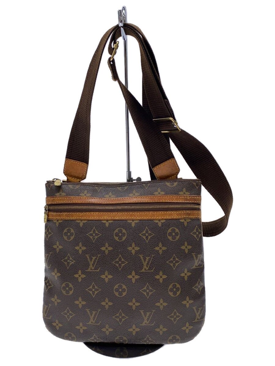 【中古】LOUIS VUITTON◆ポシェット・ボスフォール_モノグラム・キャンバス_BRW/PVC/BRW/モノグラム/M40044【バッグ】｜2ｎｄ STREET 店