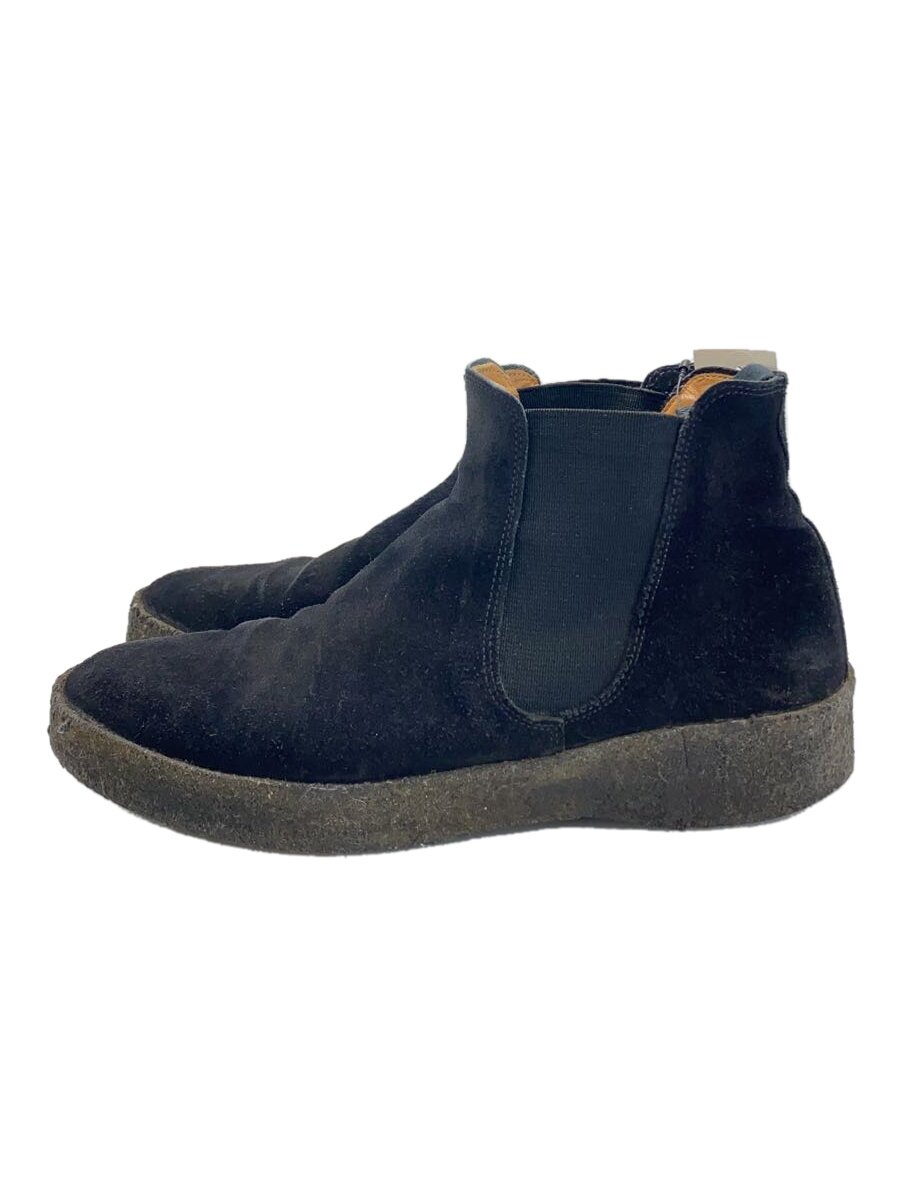 【中古】SANDERS◆ブーツ/UK6.5/BLK/スウェード/9912BS【シューズ】