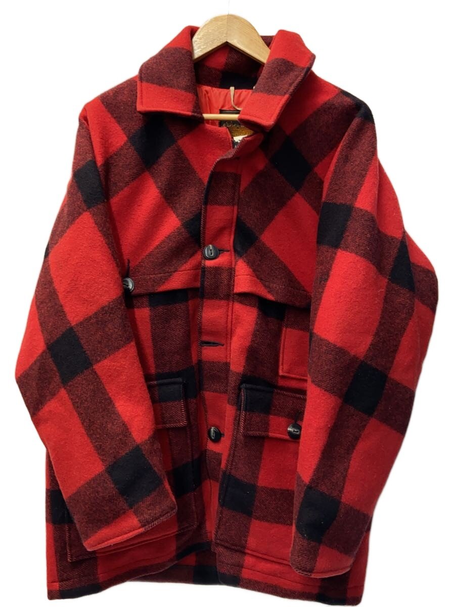【中古】EDDIE BAUER◆80s/バッファロージャケット/--/ウール/RED/チェック【メンズウェア】｜2ｎｄ STREET 店