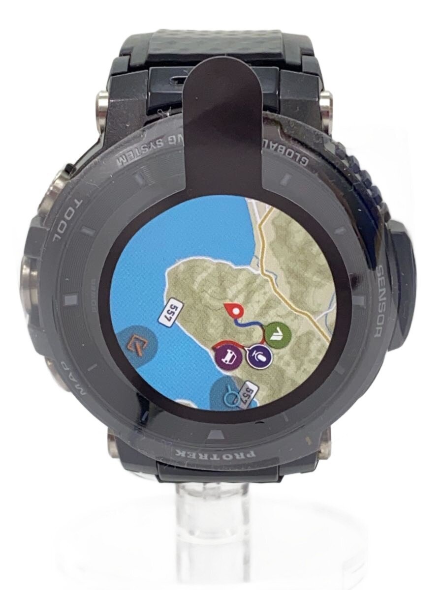 【中古】CASIO◆Smart Outdoor Watch PRO TREK Smart WSD-F30-BK [黒いこと]/デジタル【服飾雑貨他】