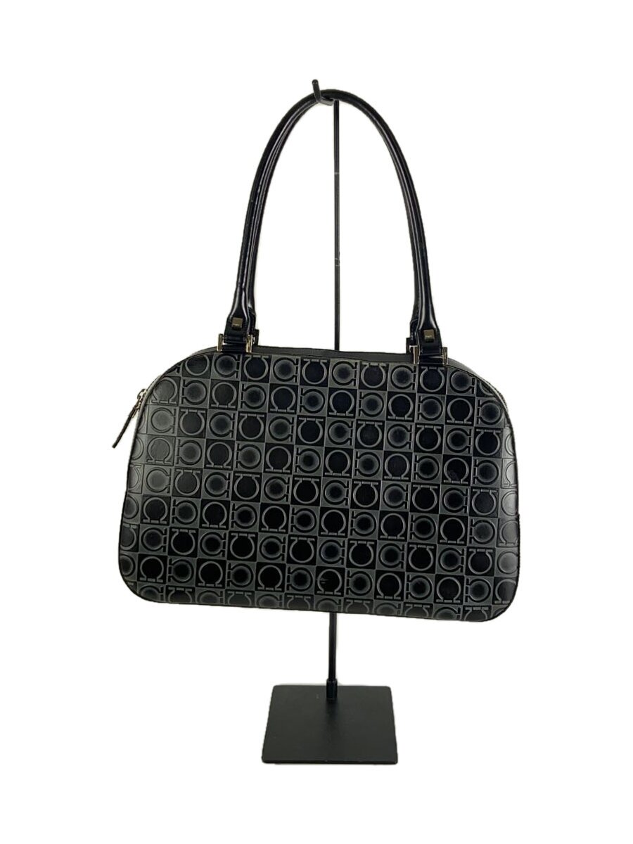 【中古】Salvatore Ferragamo◆ハンドバック/--/BLK/BW-21 1239【御徒面子】