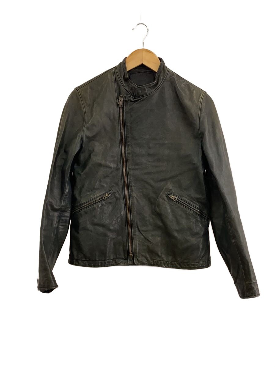 【中古】HYSTERIC GLAMOUR◆レザージャケット・ブルゾン/S/山羊革/KHK/0213LB01S【メンズウェア】|2nd STREET 店