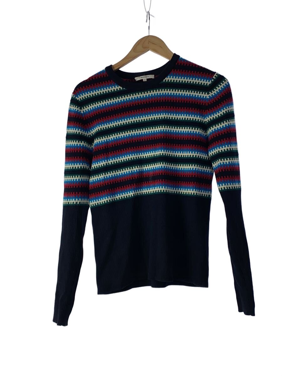 【中古】CARVEN◆編み物・ティーシャツ(朦朦たる)/M/--/マルチ色合い【メンズウェア】