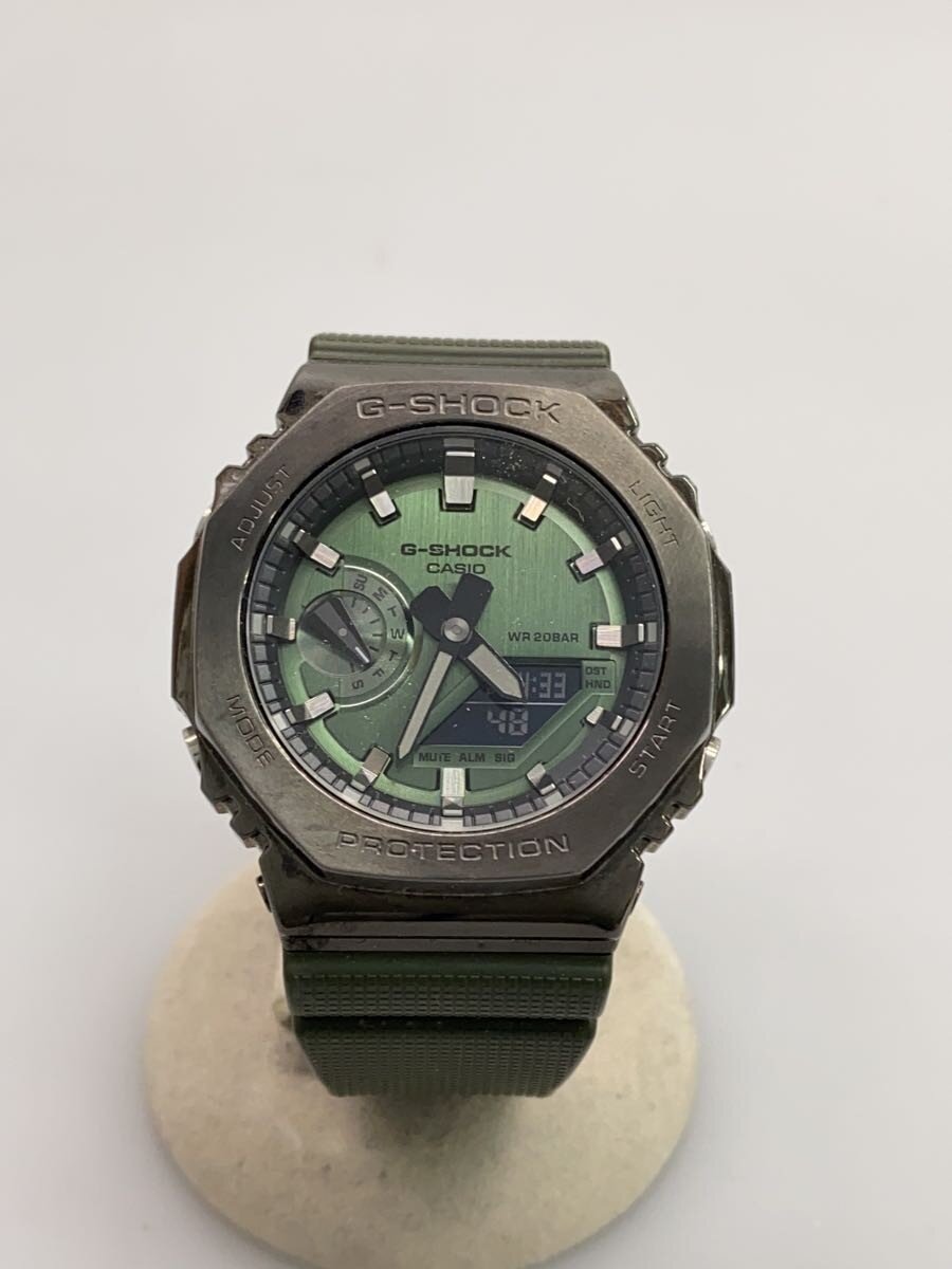 【中古】CASIO◆石英ウオッチ_G-SHOCK/デジタル/KHK/KHK【服飾雑貨他】