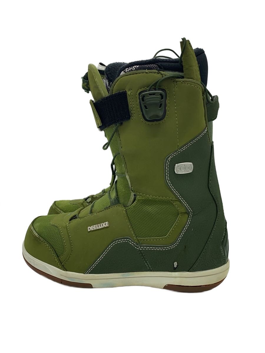 【中古】DEELUXE◆スノーボードブーツ/25.5珊/クイックレーシング/GRN/ID【運動競技】